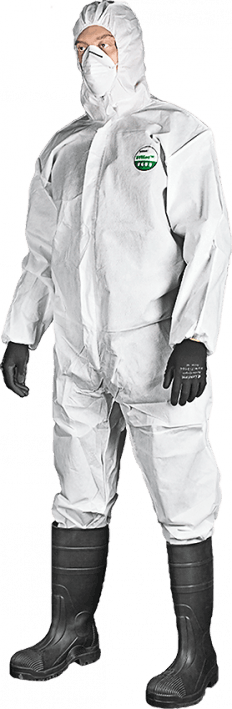 Комбинезон SafeGARD, (ES428), хим.стойкий, белый